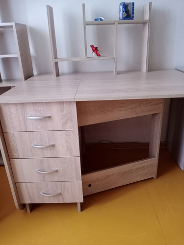 Стол-книжка Глория 606 М с ящиками дуб сонома фото покупателя 105