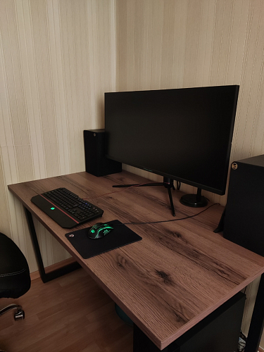 Стол раскладной Лота Лофт 120 25 мм юта / черный матовый фото покупателя 797