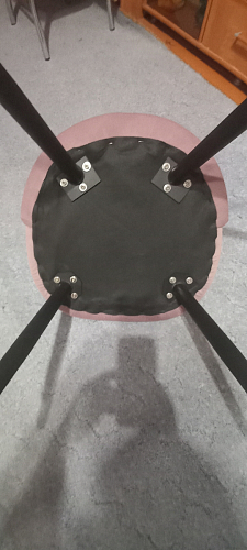 Стул на металлокаркасе Gabi latte / gold / black фото покупателя 436