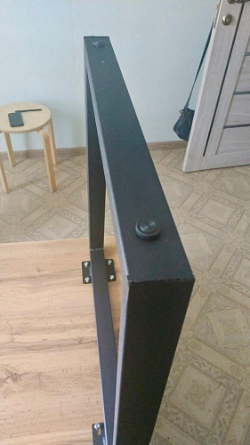 Деревянный стол Лота Лофт 120х75 белый матовый / дуб крафт золотой фото покупателя 187