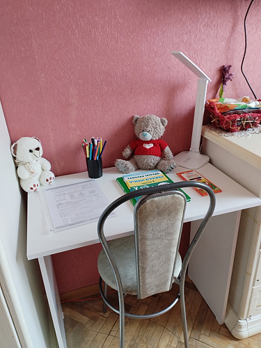 Стол письменный Kiwi дуб молочный  - Уцененный экземпляр фото покупателя 97