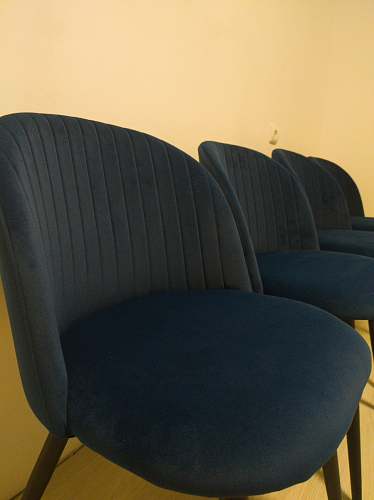 Стул на металлокаркасе Gabi 1 light purple / black фото покупателя 423