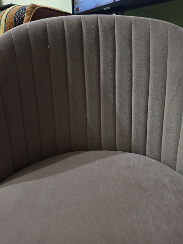 Стул на металлокаркасе Gabi 1 light purple / black / gold фото покупателя 86