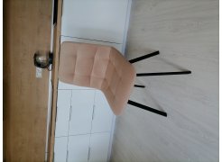 Стул на металлокаркасе Чилли синяя ткань / белый фото покупателя 16