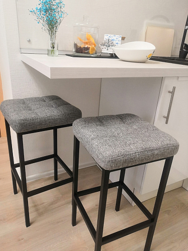 Барный стул Лофт катания лаванда / белый матовый фото покупателя 33