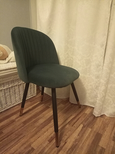 Стул на металлокаркасе Gabi gray / black фото покупателя 969