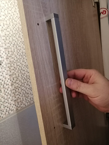 Шкаф четырехдверный Амальтея дуб сонома / белый глянец фото покупателя 8