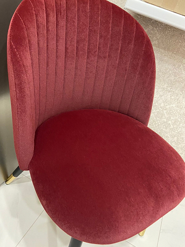 Стул на металлокаркасе Gabi 1 темно-серый / черный фото покупателя 119