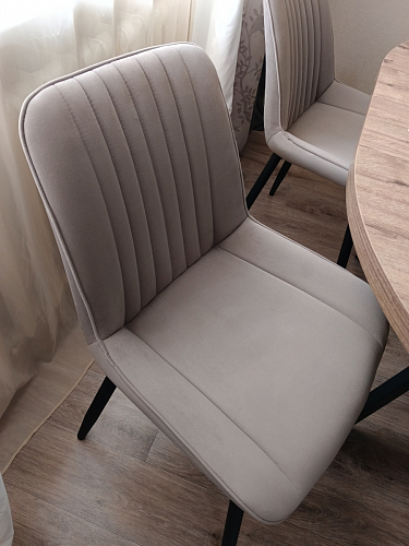 Комплект стульев Седа К 4 шт латте / черный фото покупателя 93