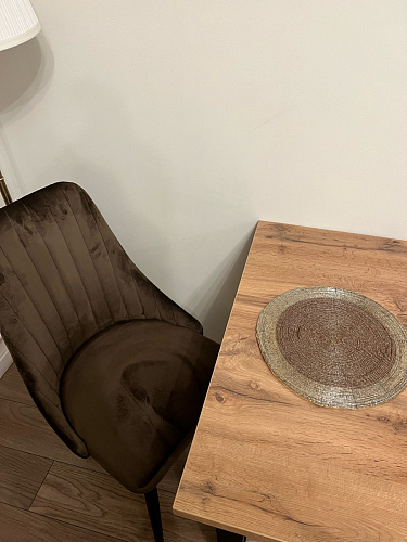 Деревянный стол Лота Лофт 120х75 белый матовый / дуб крафт золотой фото покупателя 691