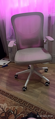 Компьютерное кресло Konfi pink / white фото покупателя 165