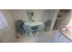 Стул на металлокаркасе Kora white фото покупателя 76