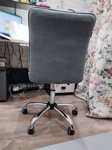 Компьютерное кресло One/Ван флок молочный 4 фото покупателя 101