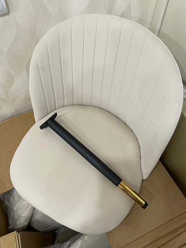 Стул на металлокаркасе Gabi 1 dark gray / black фото покупателя 478