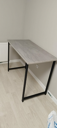 Барная стойка Дилан Лофт 120х50х90 бетон фото покупателя 125