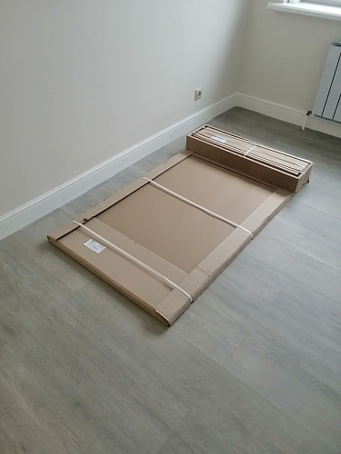 Стол Тринити Лофт 120 32 мм дуб галифакс табако / черный матовый фото покупателя 348