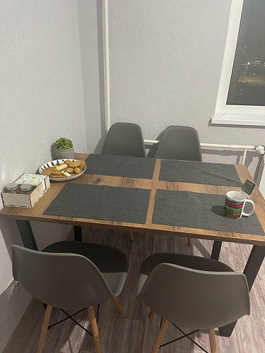 Стол раскладной Лота Лофт 120 25 мм юта / черный матовый фото покупателя 86