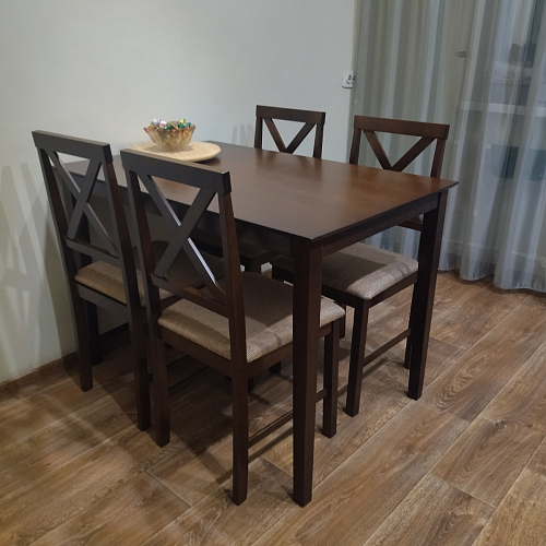 Обеденный комплект Hudson (Хадсон) espresso фото покупателя 14