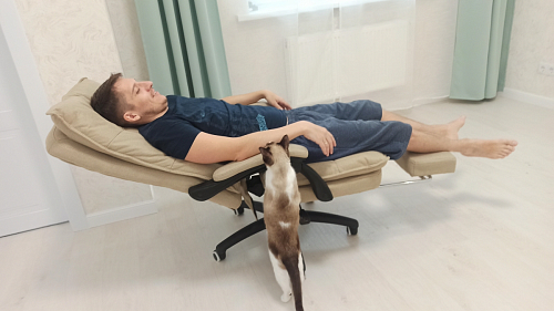 Компьютерное кресло Rapid серое фото покупателя 220