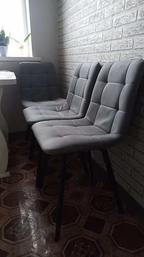 Стул на металлокаркасе Чилли зеленый / белый каркас фото покупателя 538