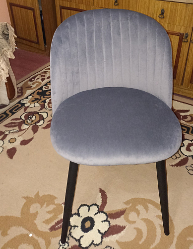 Стул на металлокаркасе Gabi 1 beige / black фото покупателя 844