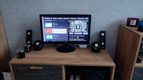 ТВ-тумба Эго Т-3 на ножках бетон светлый / белый глянец фото покупателя 26