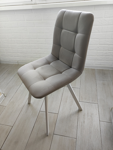 Стул на металлокаркасе Чилли К кирпичный / черный фото покупателя 449