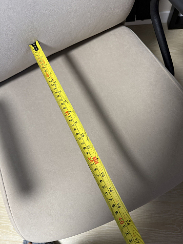 Компьютерное кресло Benefit/Бенефит флок бежевый 7 фото покупателя 3