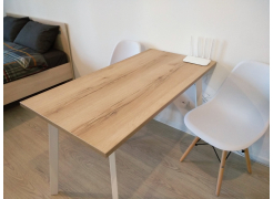 Стол Тринити Лофт 120 32 мм бетон / черный матовый фото покупателя 339