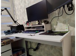 Письменный стол СПм-25 левый бетон фото покупателя 80