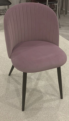 Стул на металлокаркасе Gabi 1 light purple / black фото покупателя 171