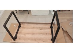 Стол Лота Лофт 140 25 мм черный матовый / дуб вотан фото покупателя 464