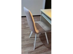 Стул на металлокаркасе Чилли горчичный / белый фото покупателя 648