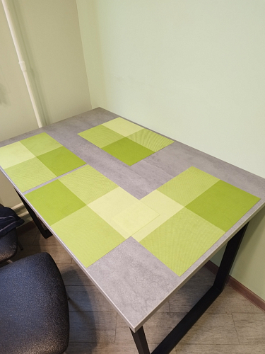 Стол раскладной Лота Лофт 120 25 мм юта / черный матовый фото покупателя 959