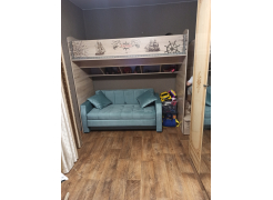 Диван Малютка экокожа черная / белая фото покупателя 1