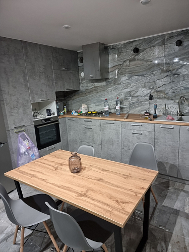 Деревянный стол Лота Лофт 140х80 черный матовый / бетон светлый фото покупателя 536