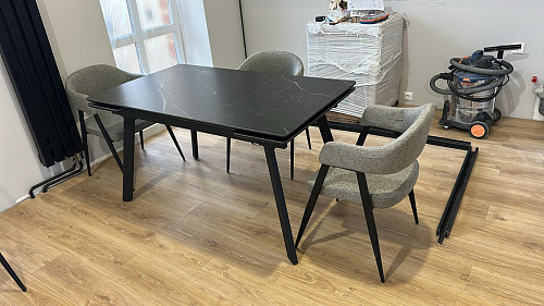 Стул на металлокаркасе Twin brown / black фото покупателя 28