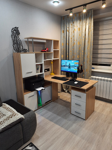 Компьютерный стол КС15 правый дуб сонома фото покупателя 8