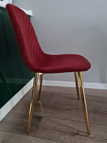 Стул на металлокаркасе Dabl 01 champagne / gold фото покупателя 91