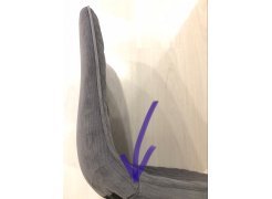 Стул на металлокаркасе Capri dark blue / black фото покупателя 49