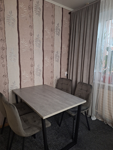 Стол раскладной Лота Лофт 120 25 мм юта / черный матовый фото покупателя 482