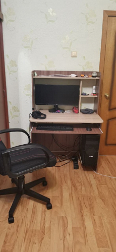 Компьютерный стол Грета-2 белый / дуб крафт золотой фото покупателя 8