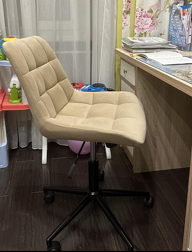 Компьютерное кресло Честер голубой (velutto 47 ) / черный фото покупателя 22