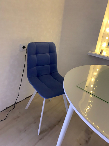 Стул на металлокаркасе Чилли бирюзовый / черный фото покупателя 1184