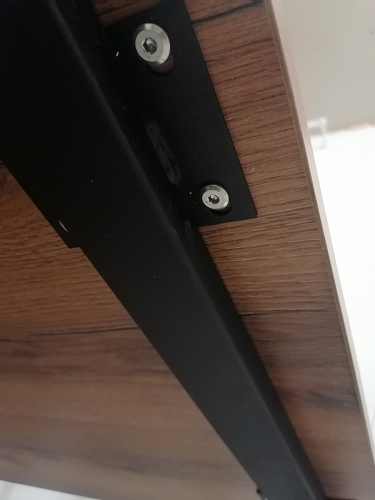 Стол Лота Лофт 120 32 мм бетон / черный матовый фото покупателя 556