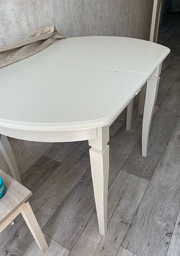 Стол обеденный раздвижной Modena/Модена MD-T4EX слоновая кость фото покупателя 1