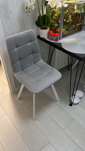 Стул Чилли 2 темно-серый  / черный фото покупателя 702