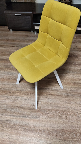 Стул на металлокаркасе Чилли К черный / зеленый фото покупателя 204