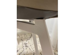 Стул на металлокаркасе Чилли синяя ткань / белый фото покупателя 331