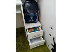 Компьютерный стол Джаз-24 левый белый фото покупателя 72